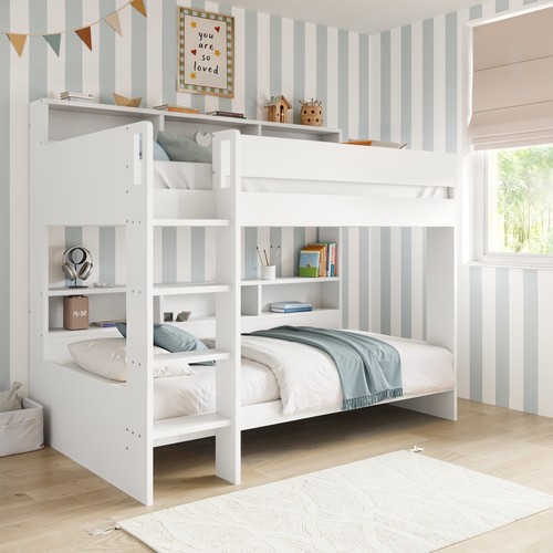 White bunk bed - white, with