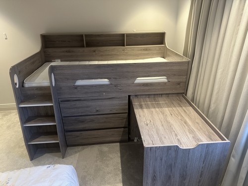 Kids bunk bed with stairs - kids,