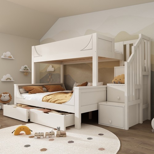 Bunk bed staircase with - bunk,