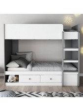 Peyton Storage Bunk Bed White