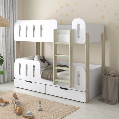 Bunk bed elisa white - white, pale