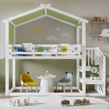 Bunk Bed with Storage for Kids