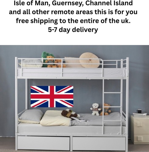 Twin bunk bed - frame, 3ft