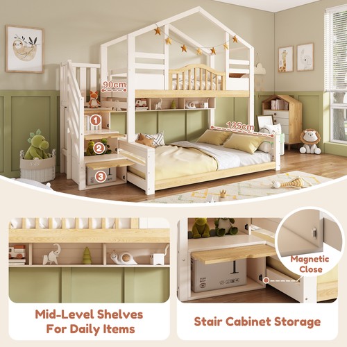 Bunk beds for kids - kids,, staircase