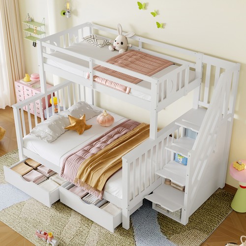Triple bunk beds - beds,