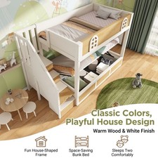 Kids Bunk Bed with Storage