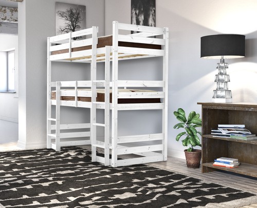Storage pine bunk bed - pine, solid